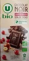 Mängden socker i Chocolat noir Canneberges Noisettes