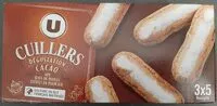 Mängden socker i Biscuits à la cuillère dégustation cacao