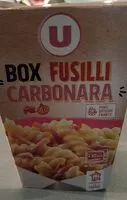 Mängden socker i Box Fusilli carbonara