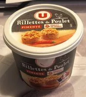 Mängden socker i Rillettes de poulet pimenté VVF