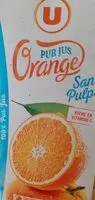 Mängden socker i Pur jus d'orange sans pulpe flash paseurisé