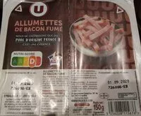 Mängden socker i Allumettes de bacon fumé