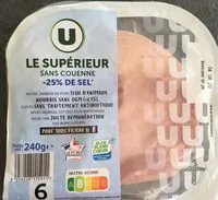 Mängden socker i Jambon Le supérieur Sans couenne -25% de sel
