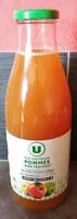 Mängden socker i 100% pour jus pommes non traitées