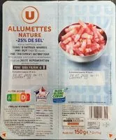 Mängden socker i Allumettes de porc fumées tsr