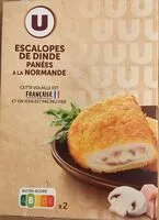 Mängden socker i Escalope de dinde panée à la normande