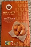 Mängden socker i Nuggets de filet de poulet