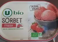 Mängden socker i Sorbet pleins fruits fraise
