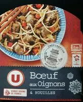 Mängden socker i Boeuf aux oignons et nouilles