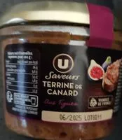 Mängden socker i Terrine de canard au poivre vert