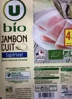 Mängden socker i Jambon cuit supérieur