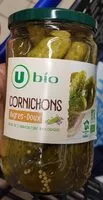 Mängden socker i Cornichons aigre-douce bio