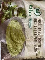 Mängden socker i Puree de courgette brocoli et petit pois