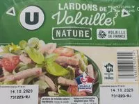 Mängden socker i Lardons de volailles