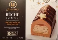 Mängden socker i Bûche glacée chocolat noir et noisette