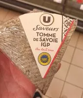 Mängden socker i Tomme de Savoie IGP au lait cru