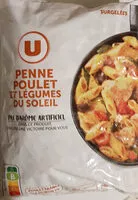 Mängden socker i Penne au poulet et legumes du soleil