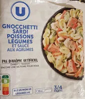 Mängden socker i Gnocchetti sardi poissons legumes