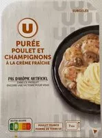 Mängden socker i Purée poulet et champignon à la crème fraîche