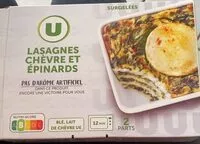 Mängden socker i Lasagnes chèvre épinards