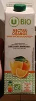 Mängden socker i Nectar orange UBIO Sans sucre ajouté