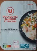 Mängden socker i Duo de riz saumon et légumes