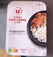 Mängden socker i Chili con carne et riz