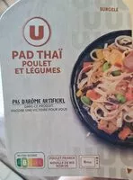 Mängden socker i Pad Thaï poulet et legumes