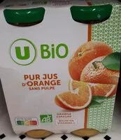 Mängden socker i Pur jus d'orange sans pulpe