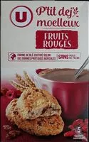 Mängden socker i Petit déjeuner moelleux fruits rouges