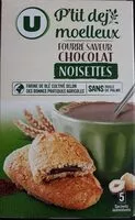 Mängden socker i P'tit dej' moelleux choco noisettes
