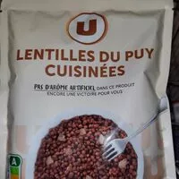 Mängden socker i Lentilles du Puy cuisinées