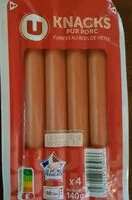 Mängden socker i Snacks pur porc