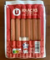 Mängden socker i Knacks pur porc fumees au bois de hêtre