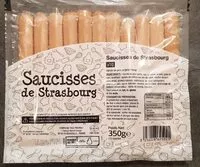 Mängden socker i Saucisses de Strasbourg x10