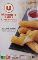 Mängden socker i Bâtonnets panés à la mozzarella