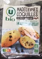 Mängden socker i Madeleines coquilles bio aux pepites de chocolat