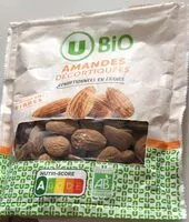 Mängden socker i Amandes décortiquées