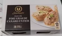 Mängden socker i Foie gras de canard entier