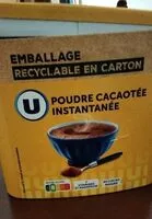 Mängden socker i Poudre cacaotée