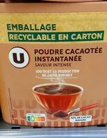 Mängden socker i Poudre cacaotée instantanée