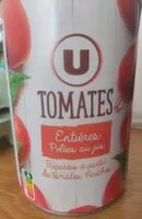 Mängden socker i Tomates entières pelées