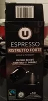 Mängden socker i Espresso ristretto forte