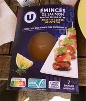 Mängden socker i Émincés de saumon fumé au bois de hêtre