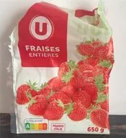 Mängden socker i Fraises entières surgelées