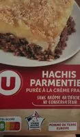 Mängden socker i Hachis Parmentier purée à la crème fraîche