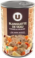 Mängden socker i Blanquette de veau cuisinée au vin blanc