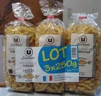 Mängden socker i Pâtes d'Alsace torsades