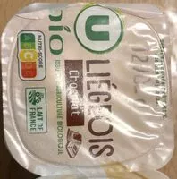 Mängden socker i Liegeois chocolat bio