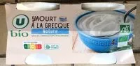Mängden socker i Yaourt a la grecque nature